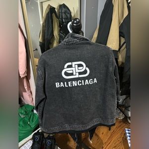 BALENCIAGA JEAN/SWEATER JACKET